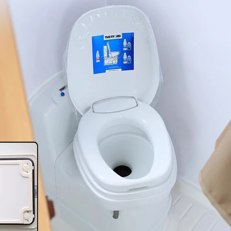 

RV Car Rotary Electric Flush Toilet Box Toilet C200CW/CS