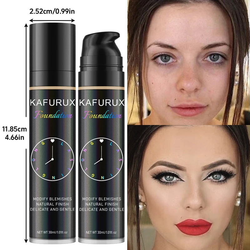 8 colors Liquid Foundation Effective Concealer Waterproof