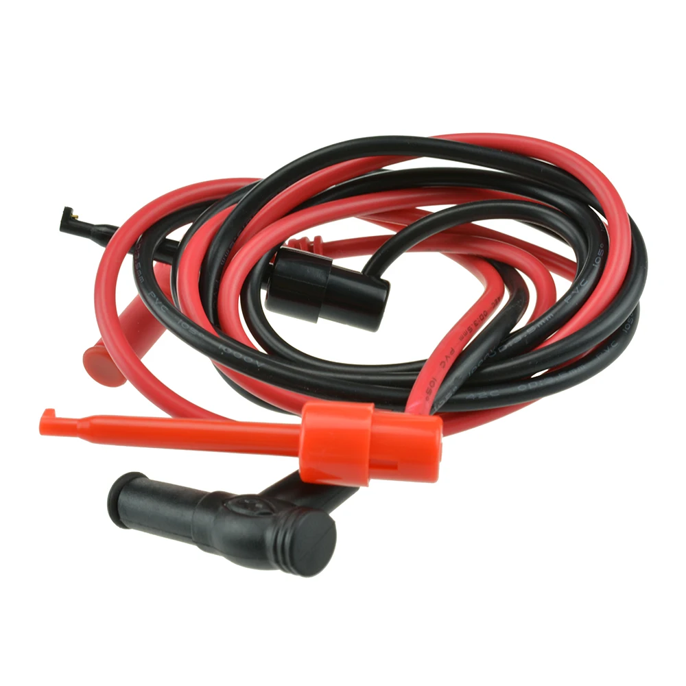 1M 4mm Alligator Clip to Banana Plug Test Cable Lead Connector Dual Probe Crocodile Clip For Multimeter Measure Tool 1 Pcs alligator clips test leads test cable lead test cable connector test lead cable test cable