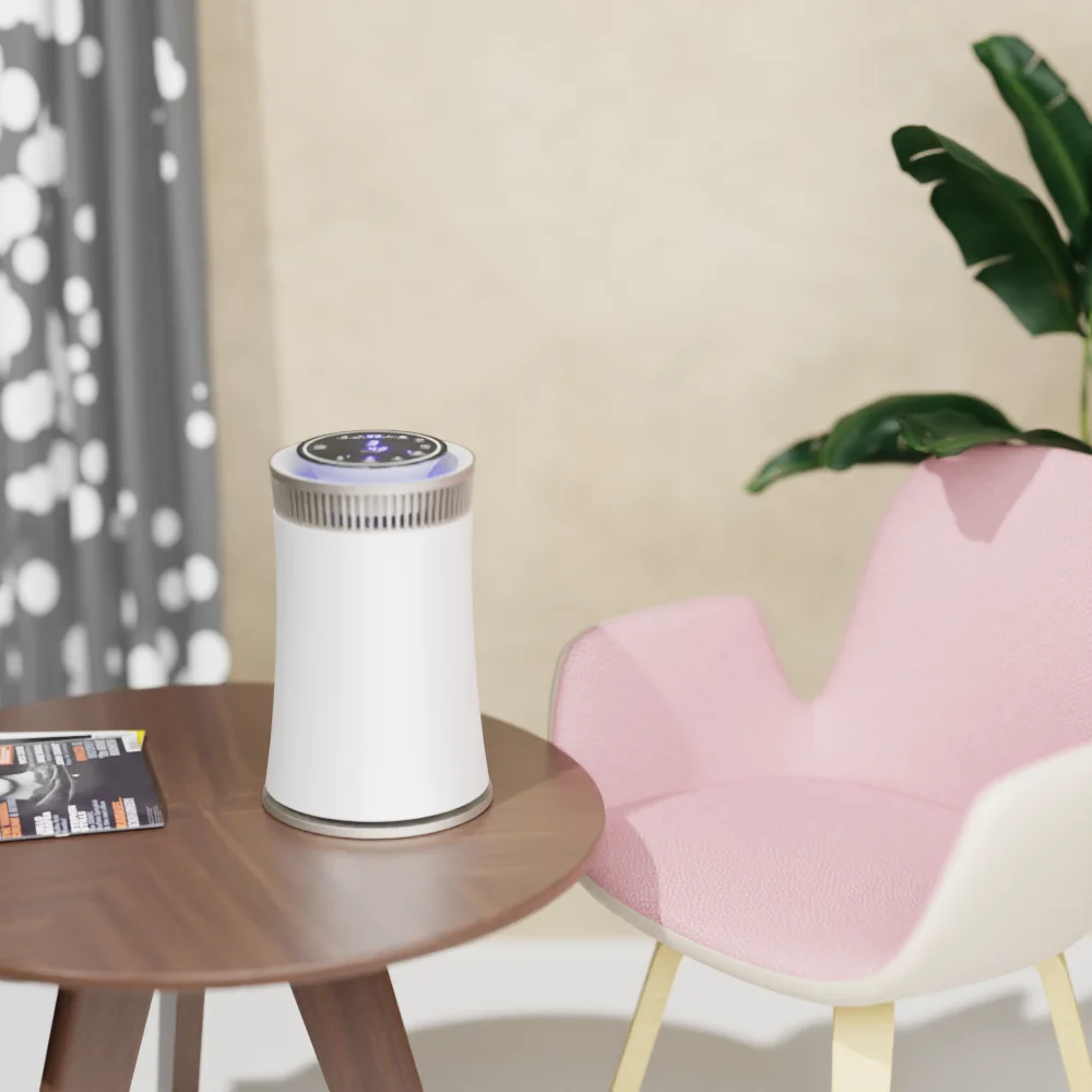 Description Picture 2 of itemRoom air Cleaner Purifiers Anti Pollution Dust Filter Home Desktop Portable air Purifier with HEPA Filter