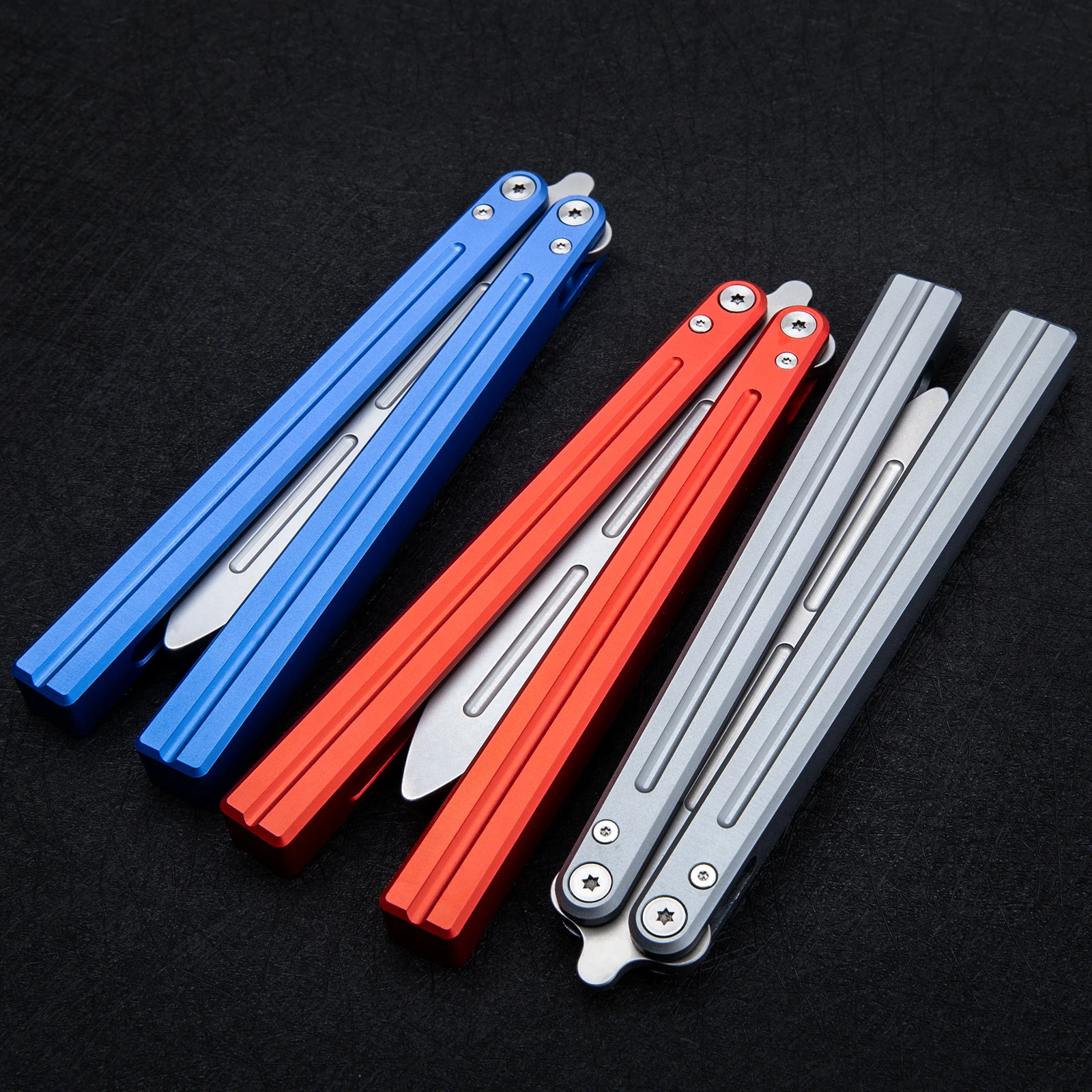 Aluminum Alloy Butterfly Trainer Beginner Training Tool Bbearing System Outdoor Portable EDC