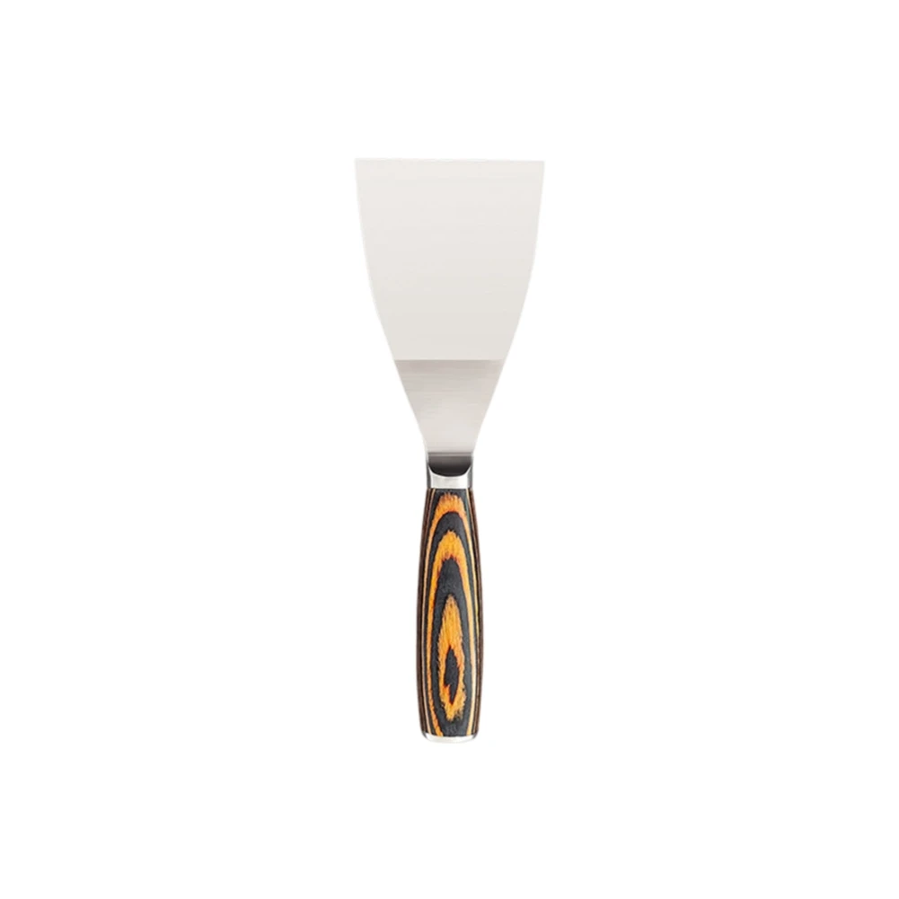 4PCS Stainless Steel Putty Shovel Set With Wood Color Handles For Drywall Repair Hot Sale Brand. New And High Quality