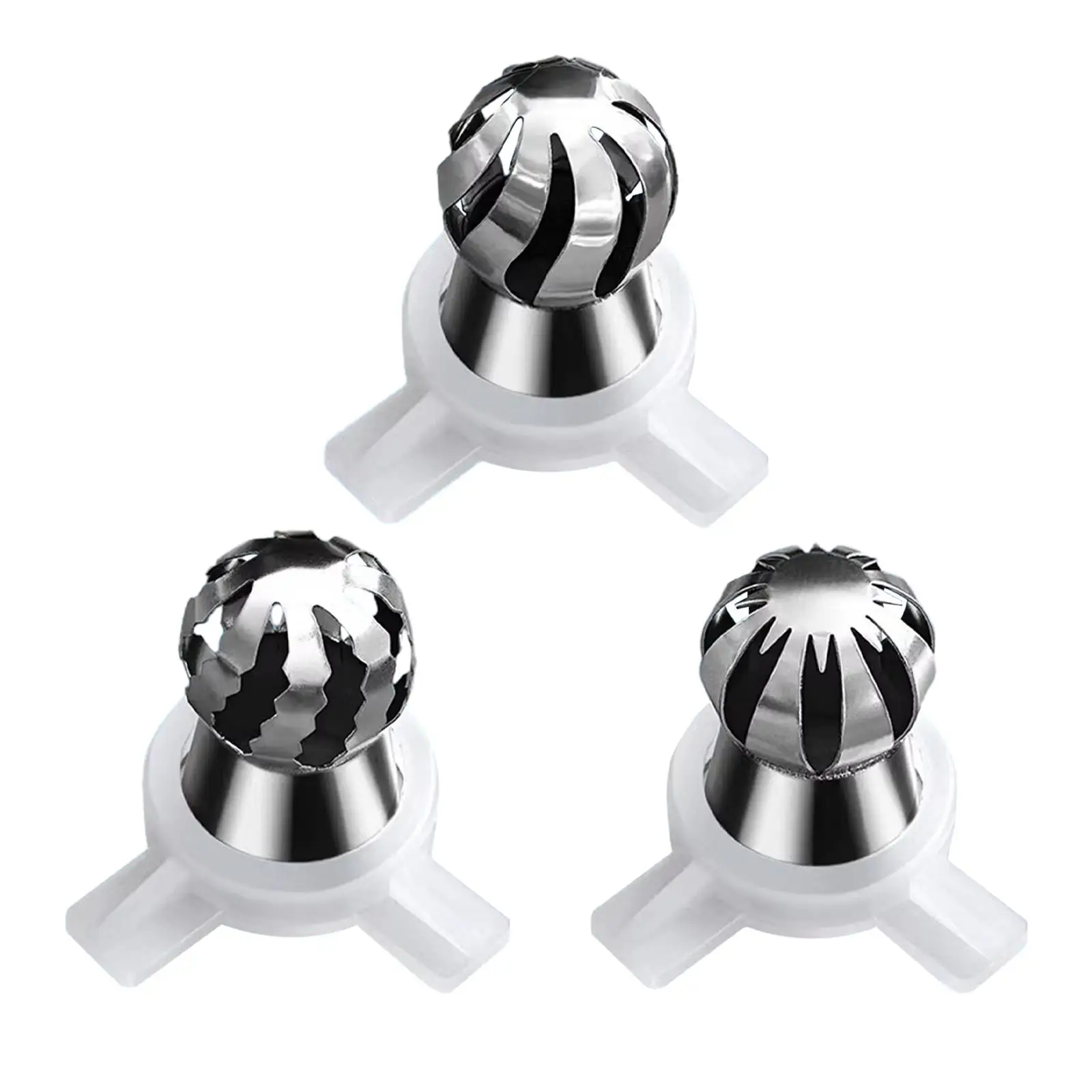 Replacement Spout for Ice Cream Machines with Flower Design and Portable Features