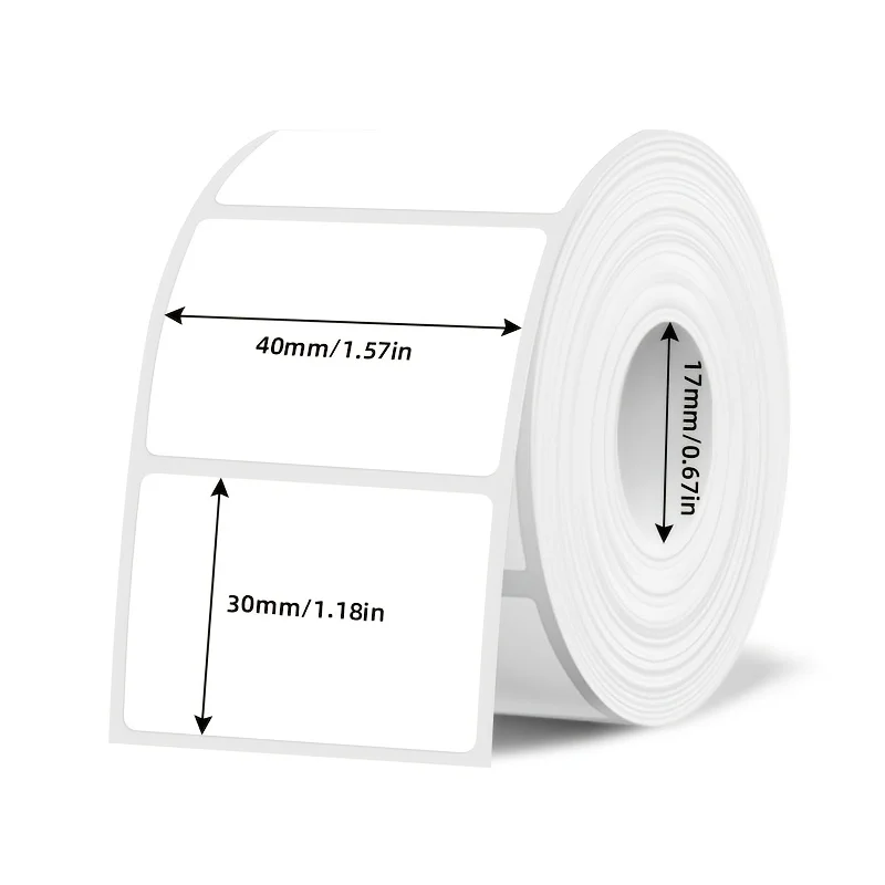 40x30mm 자체 접착식 열전사 라벨 2롤 230 라벨 M100 M110용 범용 다용도 가정 사무실 상업용 라벨링