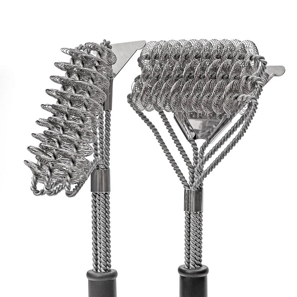 1Pcs Kitchen Tools Safe Grill Brush Perfect Tool For All Grill Types Safe Wire Bristles BBQ Tools Kitchen Accessories