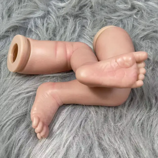 New 20Inch Painted Reborn Doll Kit Joleen 3D Skin Tone Visible Veins With Cloth Body Unfinished Unassembled DIY Doll Parts Toy 5