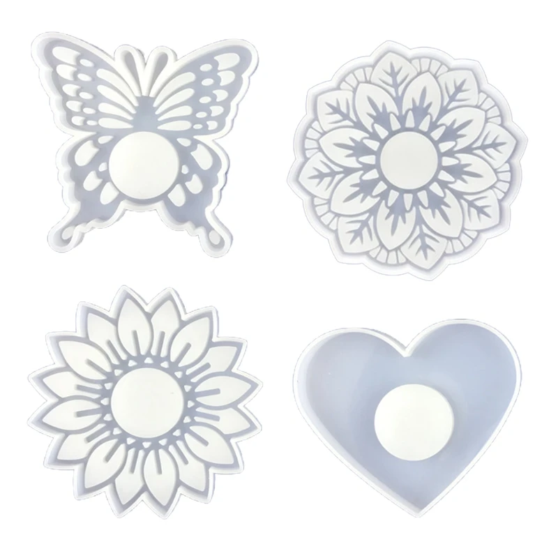 

for Butterfly Flower Shaped Resin Molds for Making Candles Holder Home Decoratio