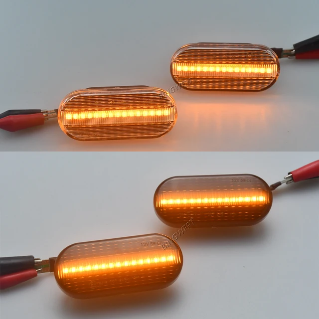 2X Led Dynamic Turn Signal Light Flasher Indicator Blinker For Ford C-Max Fiesta Focus MK2 Fusion Galaxy For VW Polo 6