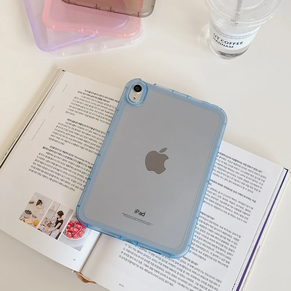 Custodia AICase Antiurto Per IPad Mini 6 (2021) Con Supporto, Regalo Pellicola E Pencil Nera