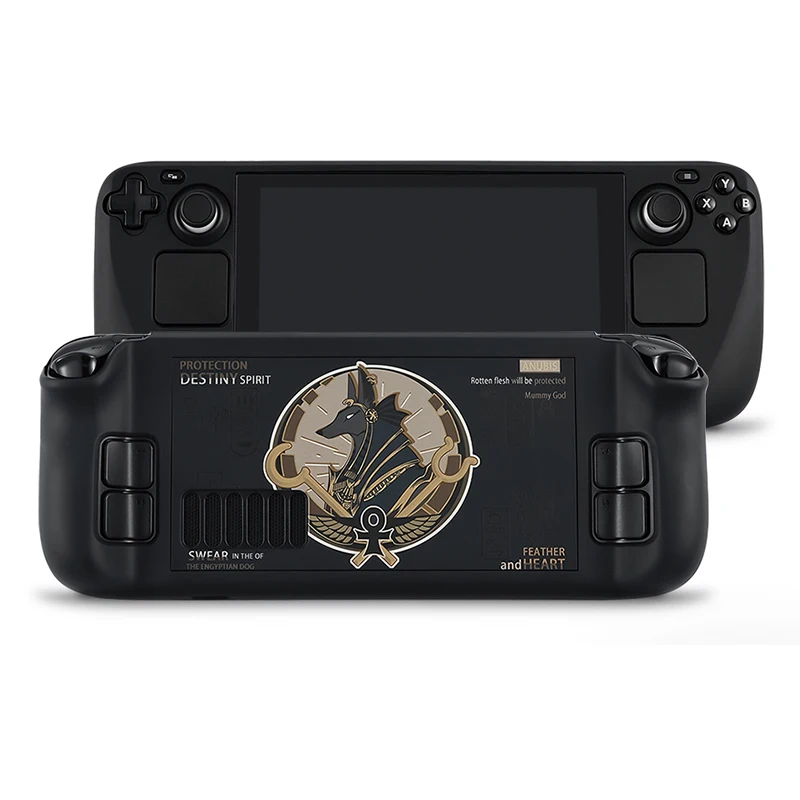 Cool Black Design Cover Per Steam Deck Custodia Oled Hard Pc Gamepad Joystick Cover Accessori Per Videogiochi Per Steam Deck Shell