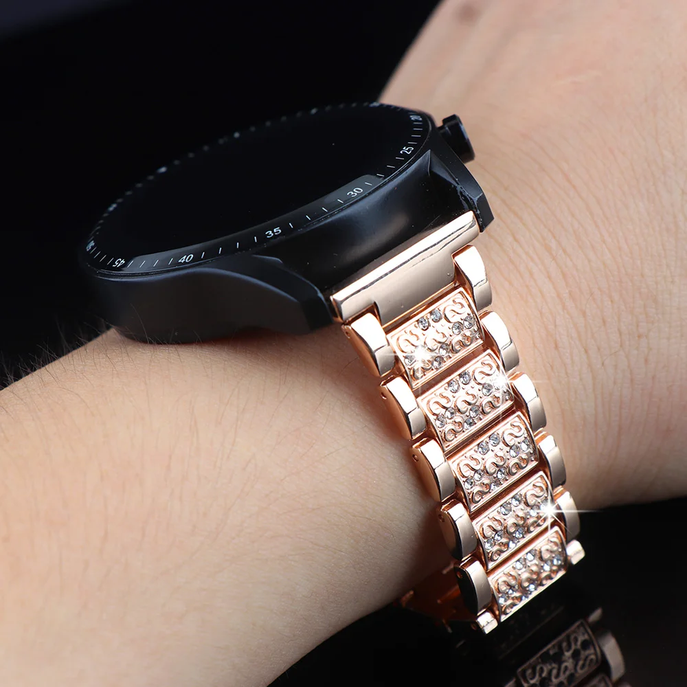 Shiny Rhinestone Bracelet Strap – Elegant Luxury Watch Band