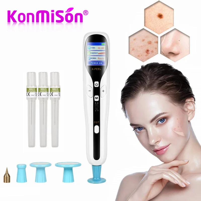2 in 1 Ozone Plasma Pen Professional LED Mole Removal Pen Skin Tag Freckle Black Dot Wart Pimple Tattoo Remover Beauty Skin Care barber reclining tattoo chair esthetician facial makeup lounge spa armchairs pedicure professional stuhl barbershop furniture