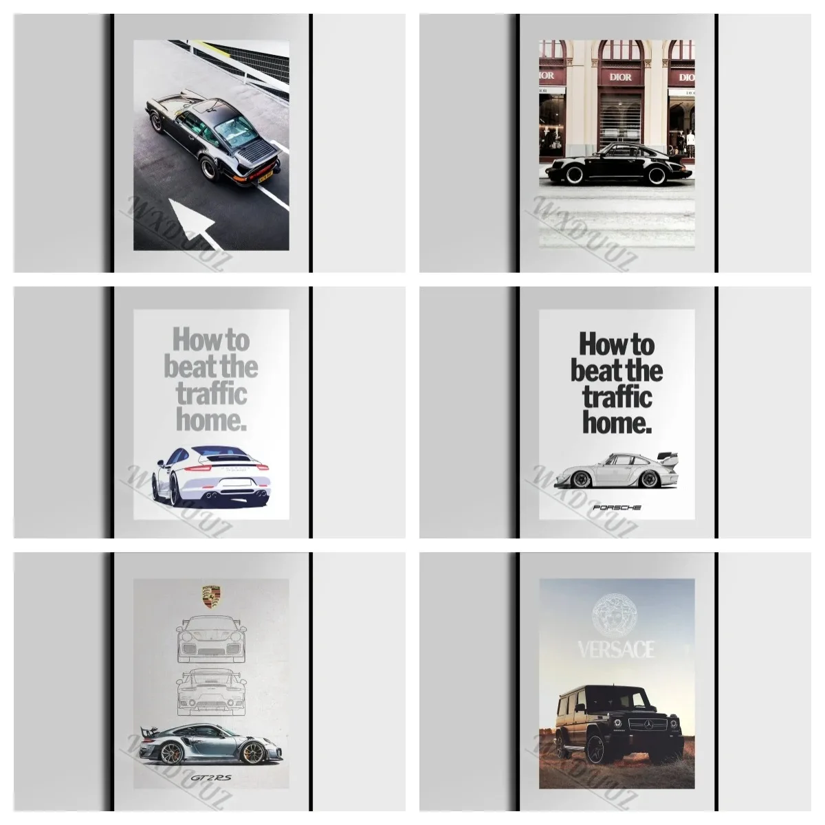 Poster De Voiture De Sport Pour Lamborghini Urus Supercar - Impression Sur Toile - Décoration