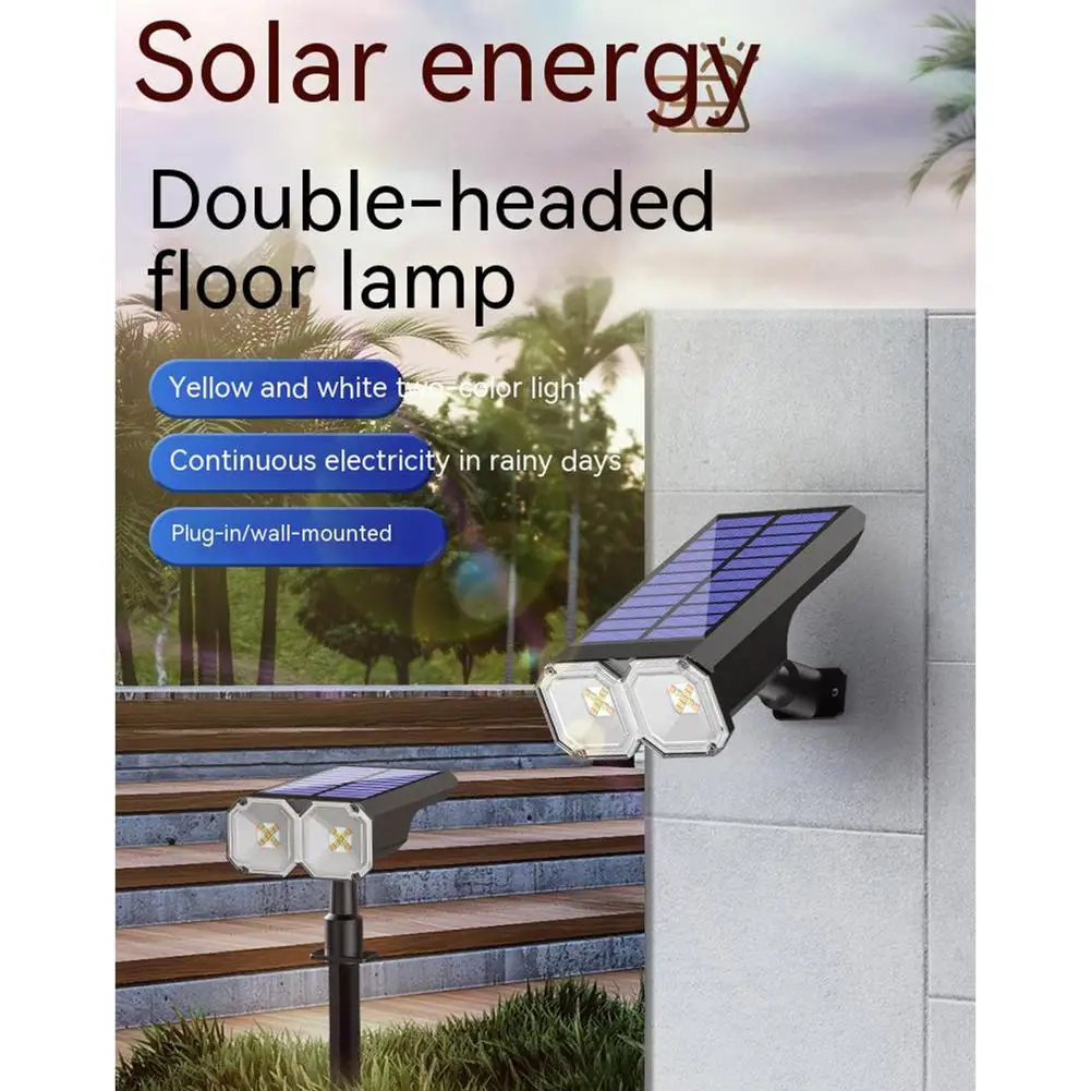 

Светодиодные точечные светильники на солнечной батарее, 5 В, 1,8 Вт, 4 регулируемых уровня, для бассейна, сада, двора, украшение для подъездной дорожки, внутреннего дворика