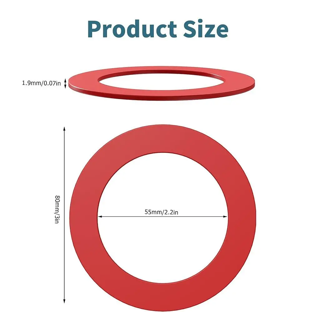 Flush Valve Seal for Mansfield Silicone Toilet Gasket Prevent Leakage Toilet Ring Seal Durable Replacement Tank Parts