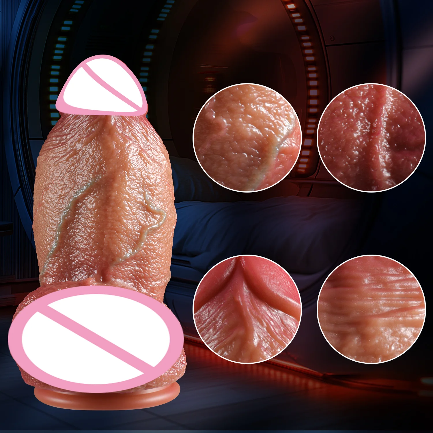 Weicher Riesendildo, Hautgefühl, realistischer Penis für Frauen, Masturbation, Penetration, Anal, großer Schwanz, Sexspielzeug für Erwachsene/Analspielzeug, Dildos 1