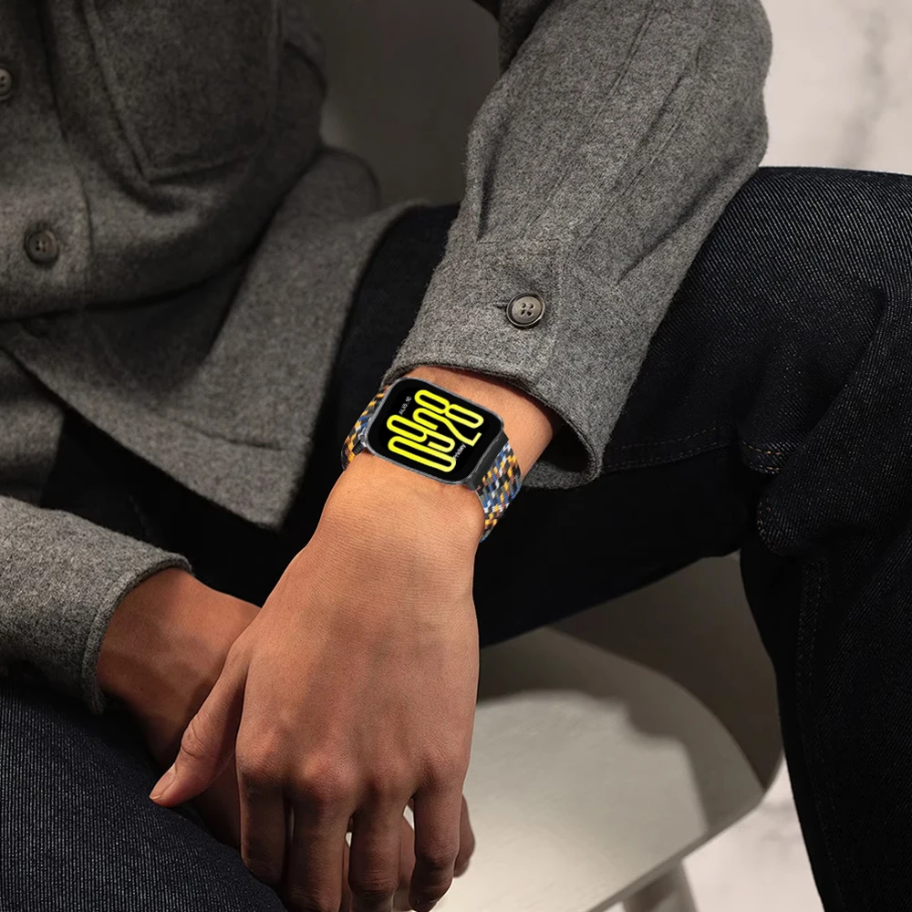 Braided Nylon Magnetic Watch Strap - Premium Wristband Accessory