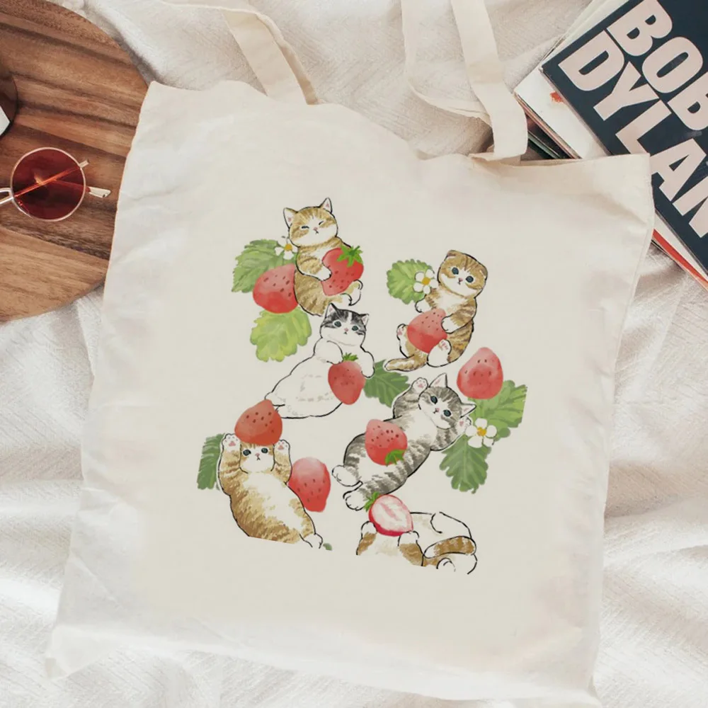 Strawberry Reusable Eco-Friendly Shopping Tote Bag