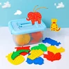 Busy Board Montessori Lacing Threading Toys For Toddler Fine Motor Skills Sensory Development Educational Best Gifts 5