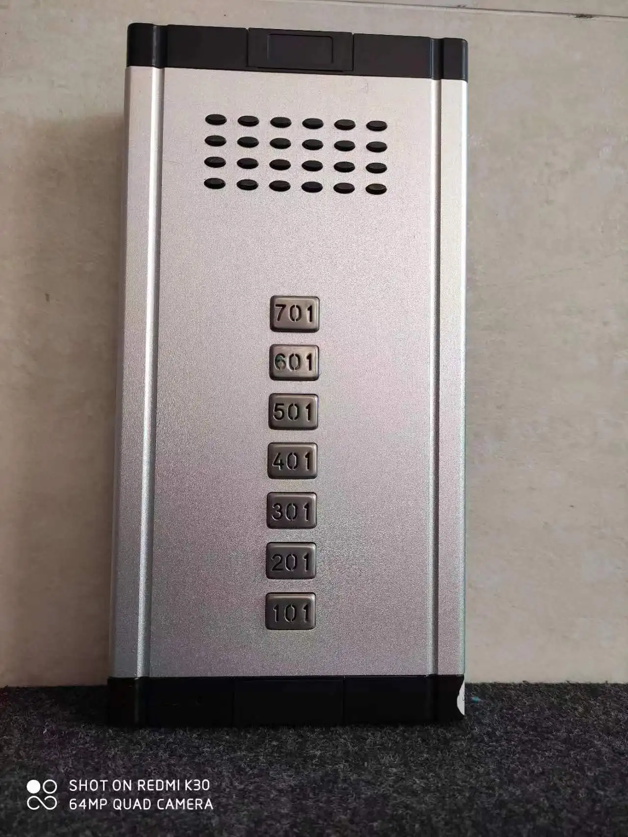 

Building 2-wired indoor phone Direct Press Key audio intercom doorbell Audio Door Phone Outdoor Unit for 7 apartments