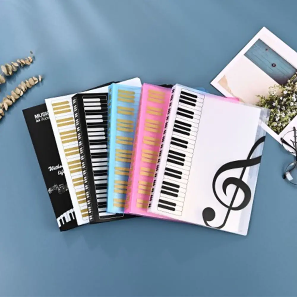 Creative Music Sheet Organizer - A4 Document Storage for Guitar and Piano Sheets