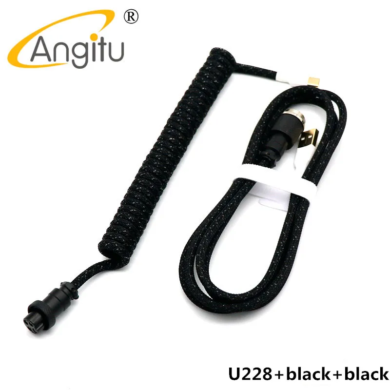 Angitu Matt Colored GX16 Aviator Connector 1 Set 11Colors Industrial Style Aviation Plug 4Pin Male And Female Gold Black White usb c