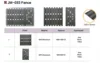 DIY Wood Plastic Composite  fencing 1.8*1.8 M(6ft) Aluminium Wpc Panel Fence 3