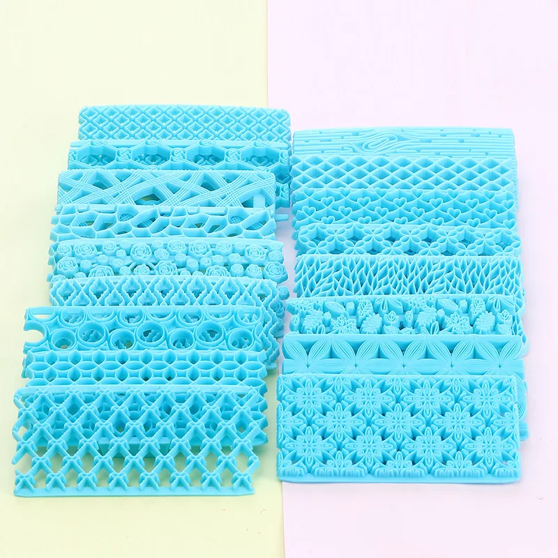 Pottery Embossing Mold Polymer Clay Stamp Flower Diamond Printing Mold DIY Ceramic Texture Mud Sculpture Cake Modeling Tool polymer clay tools pottery sculpting tools