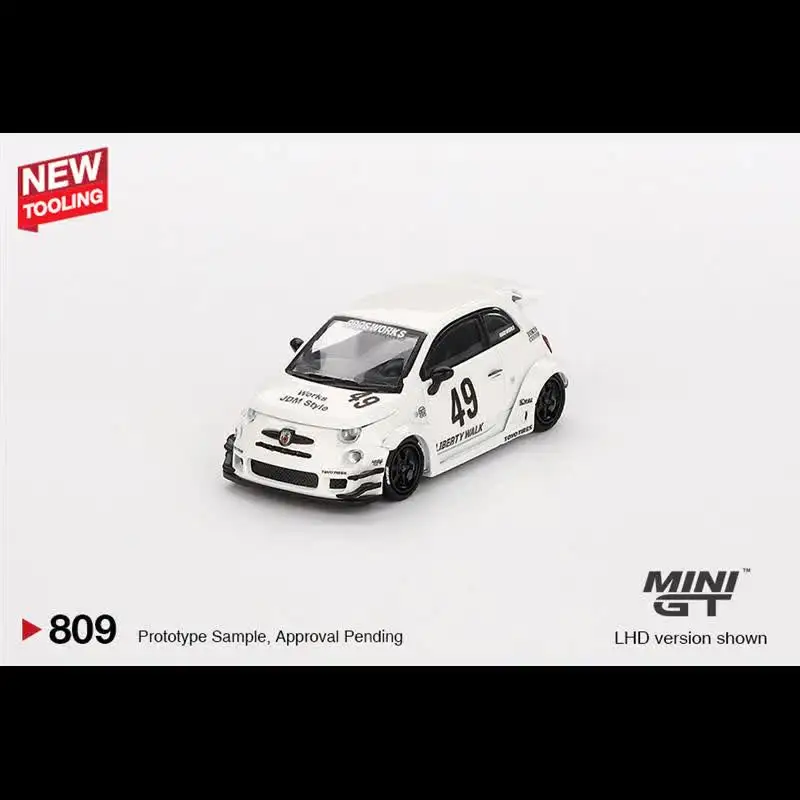 希少 チェイス MINI GT LB-WORKS アバルト595 MINIGT MINIGT 1:64 809 ABARTH LB-WORKS x Abas Works ティーン