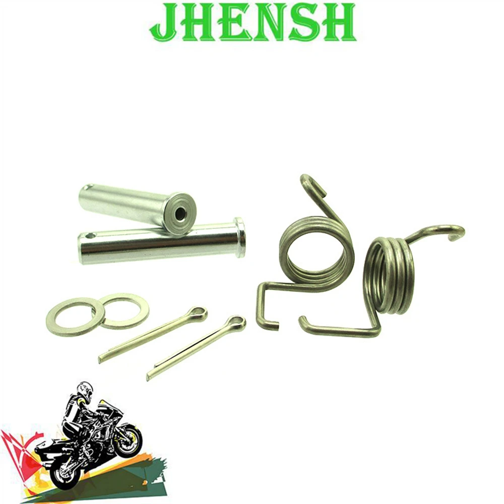 JHENSH Premium Footpegs Pins and Springs Set