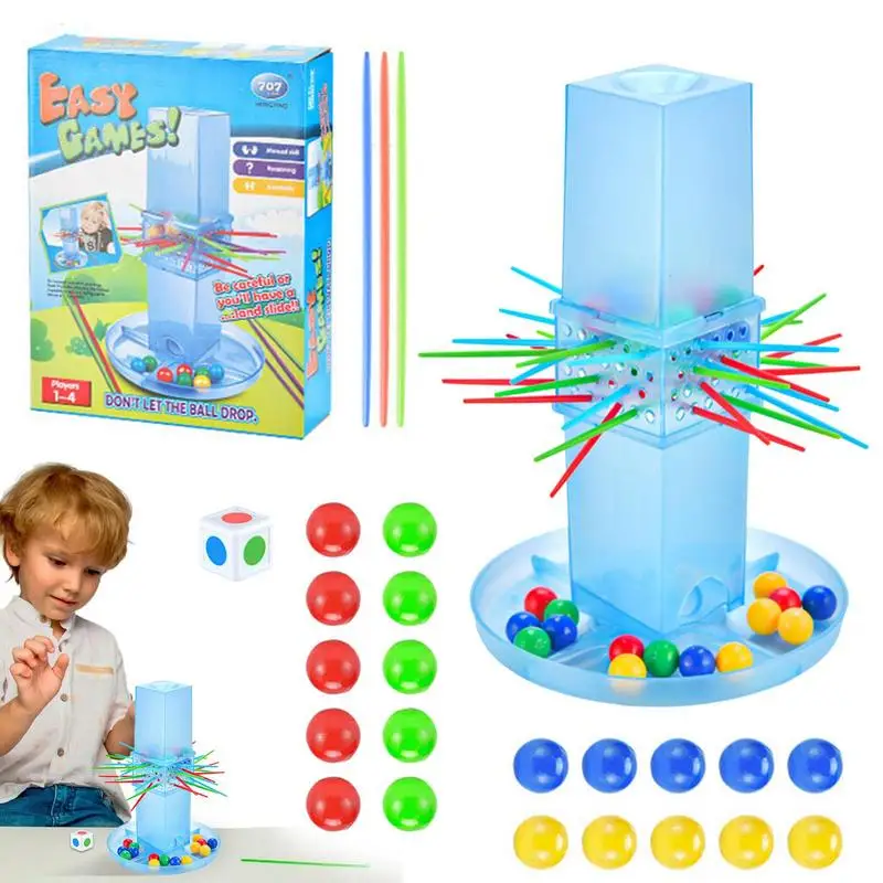 

Pull Sticks Game Stick Games For Kids With Beads Sticks And Game Unit Fast Fun Kerplunk For 2 To 4 Players Game For Enhance