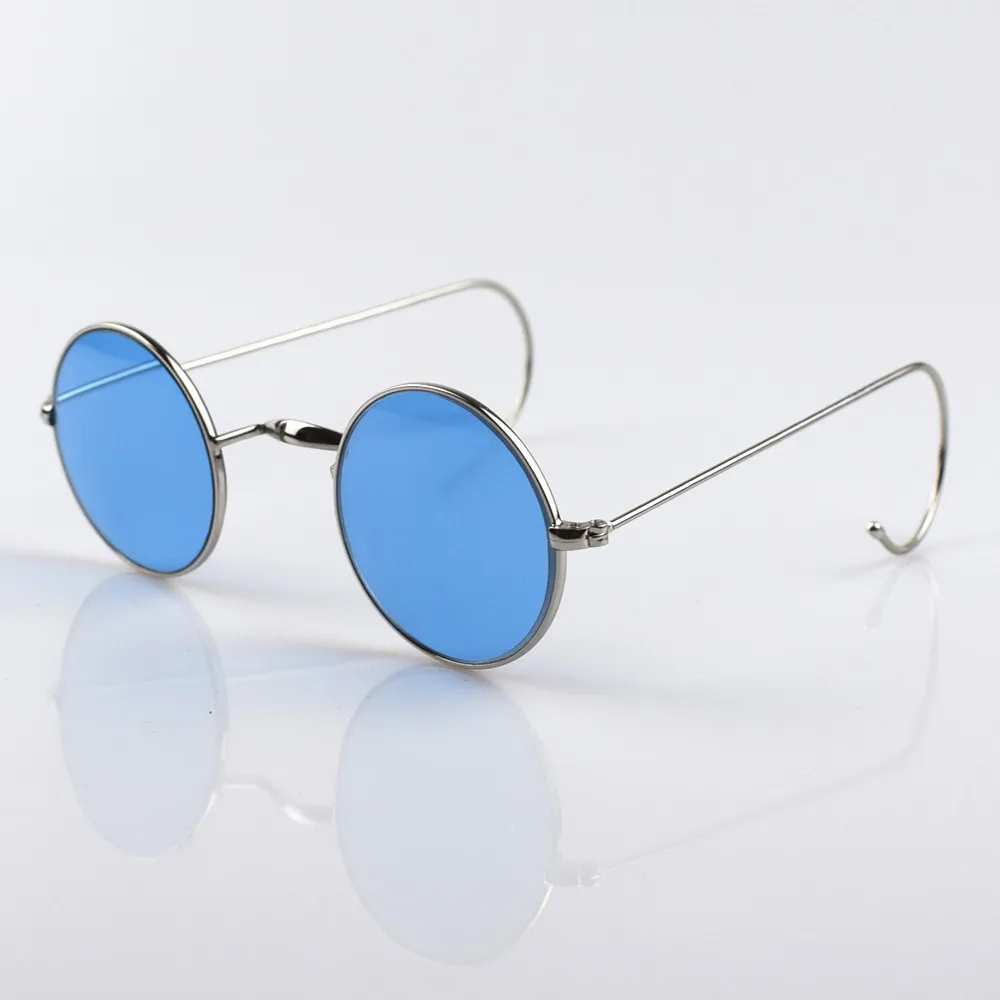 Prescription Glasses Blue Tinted Circle Sunglasses GtandUnisex