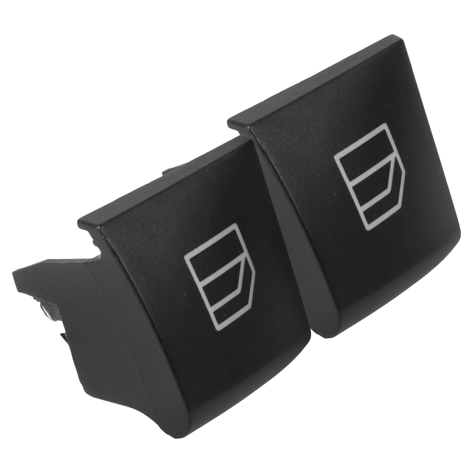 2 Pcs Window Switch Cover The Button Trim for Car Part inside Lift Interior Plastic Glass