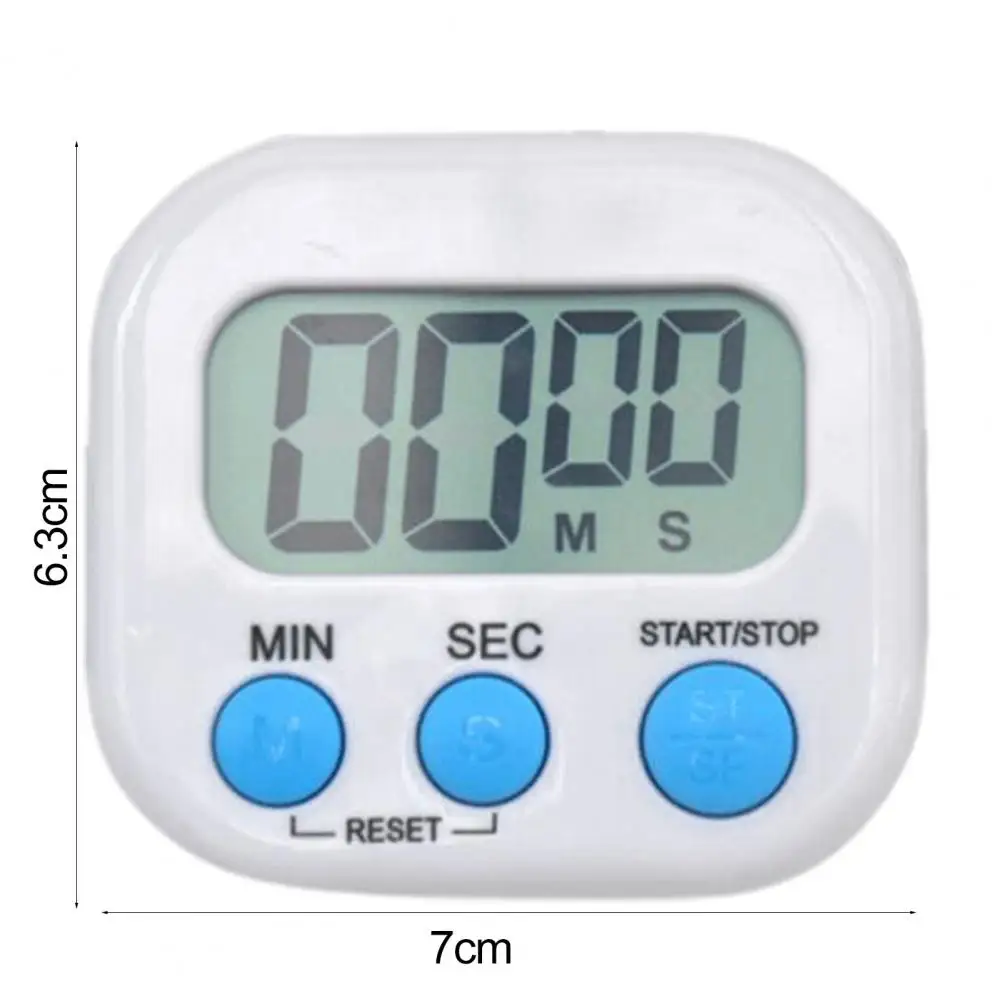 1pcs Kitchen Timer & Stopwatch, Large Digits, Loud Alarm, Mute Function,  Quick-Set Buttons, Hang Hole, Magnetic Stand for Cooking and  Classroom(Blue) 
