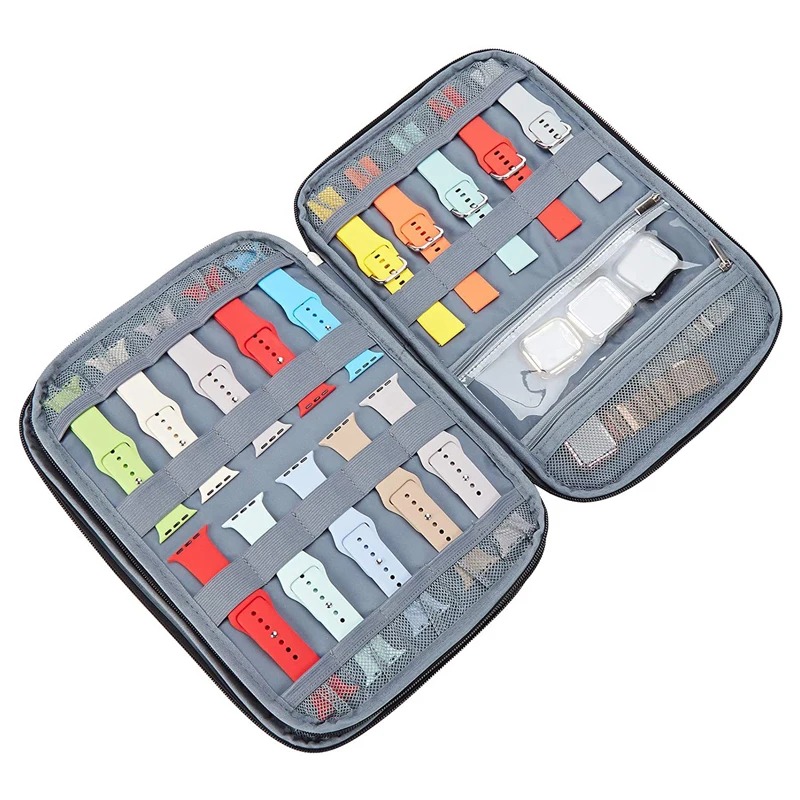 حزام (Watch) ساعة منظم ساعة الأشرطة حامل حمل حقيبة...