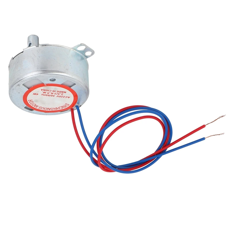 AC 동기 모터, 두께 20mm, 5X AC 220V-240V, 4W, 3RPM CCW/CW