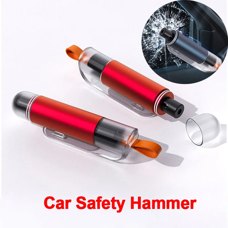 Alloy Car Safety Hammer Seat Belt Cutter Car Window Glass Breaker Tool  Escape Emergency Hammer Life-saving Rescue Tool - AliExpress