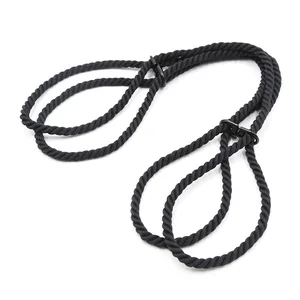 Регулируемые нейлоновые наручники БДСМ бондаж фиксаторы секс-рабство портупея для ног завязываемые наручники для взрослых игр бондаж веревки наручные манжеты