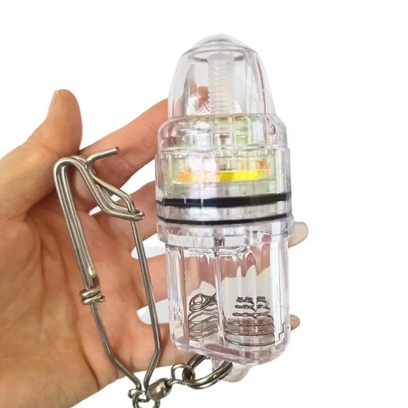 LED Night Fishing Light Fish Gathering Attracting Lure Attractive Attractor Waterproof Underwater Lamps