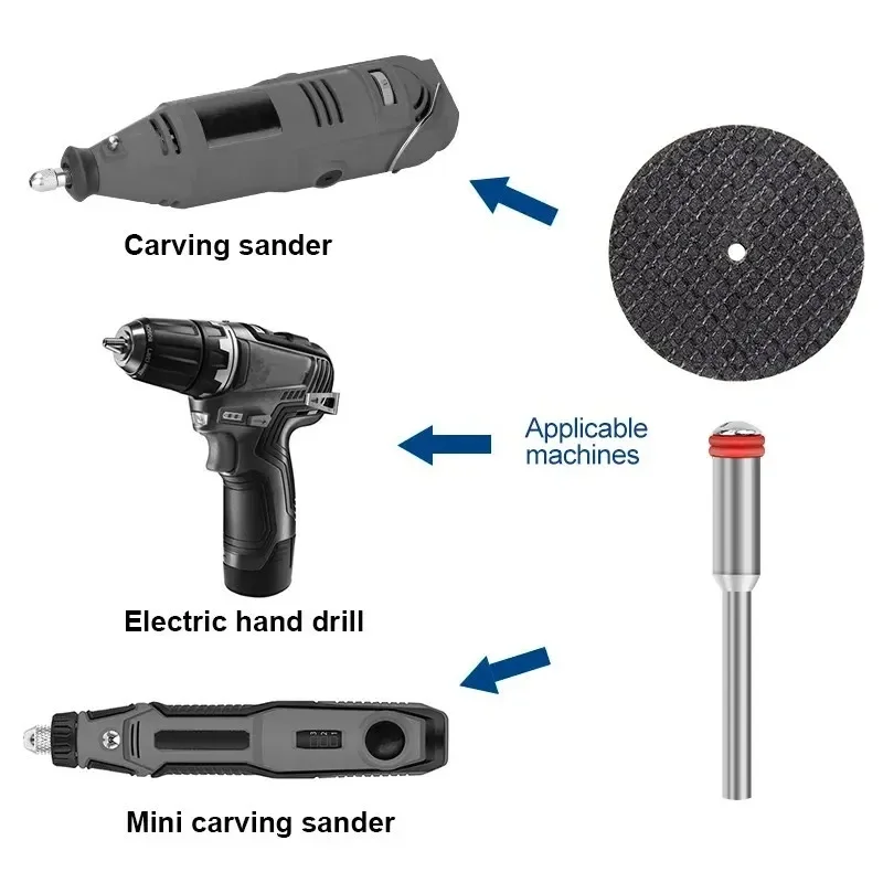 Dremel 32mm Abrasive Cutting Disc With Mandrels