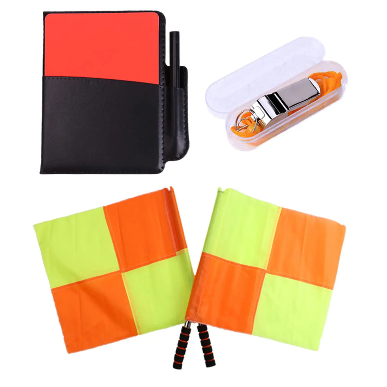 

Soccer Referee Flag Set, Football Linesman Flags Set Accessories, for Soccer