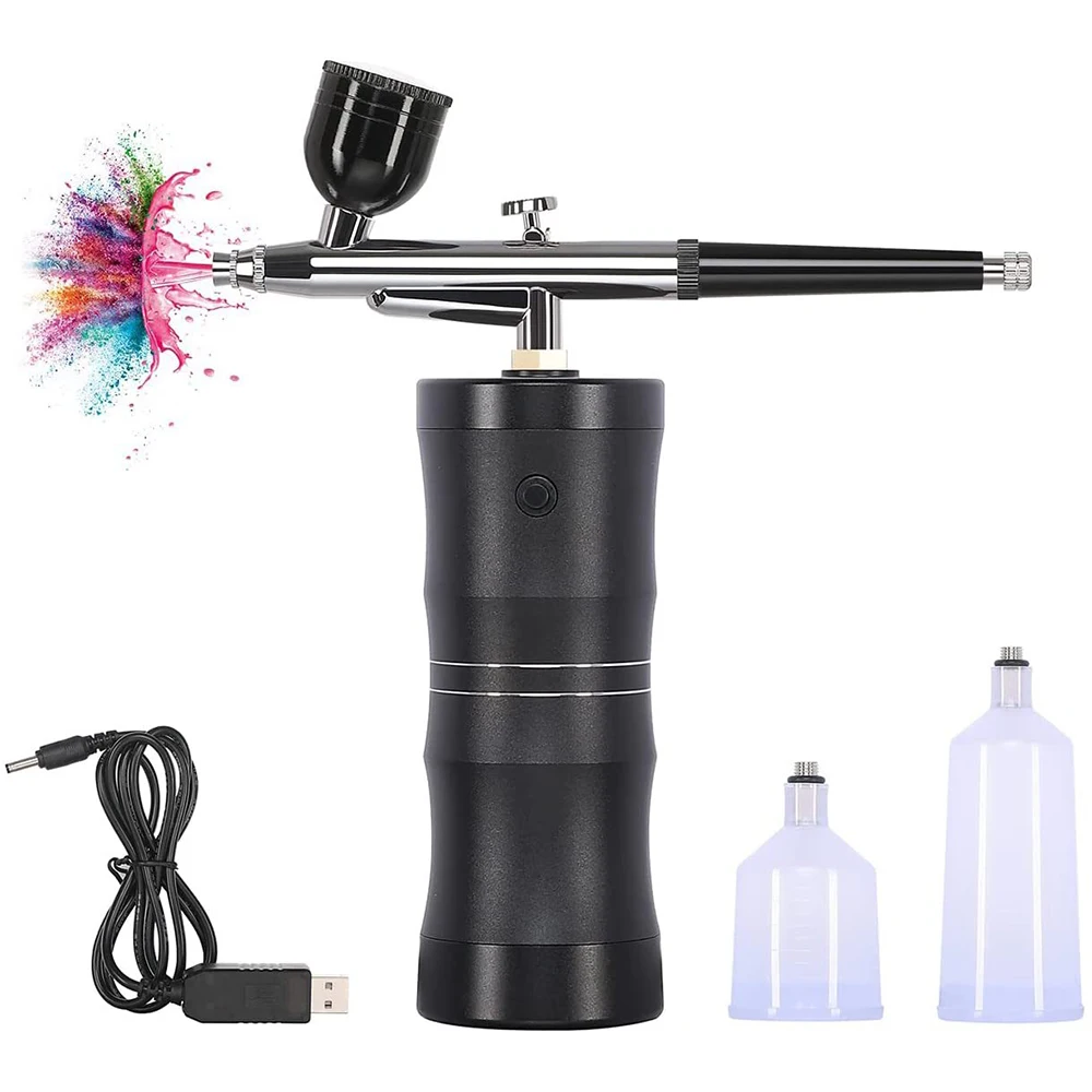 Portable Mini Airbrush Compressor Set Air Brush Sprayer Gun Hydrafacial  Machine Oxygen Injector For Nail Art Painting Cake Model - Multi-functional  Beauty Devices - AliExpress