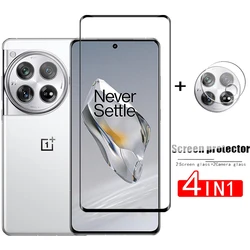 2Pcs Cover Glass For Oneplus 12 Tempered Glass Oneplus 12 12R Screen Protector Protective Phone Lens Film Oneplus 12 Glass 3D