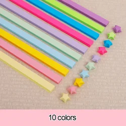 Vibrant Origami Star Paper Strips - 540 Sheets in 27 Colors (10 colors 540sheets)