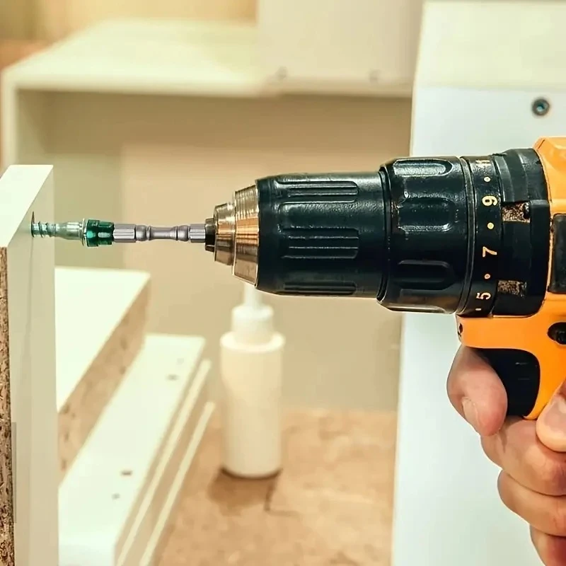 5 in 1 Magnetic Screwdriver Bit Set Hex Phillips Screw Driver 1/4 Inch Hex Shank Drywall Electric Drill Power Tool Accessories 4