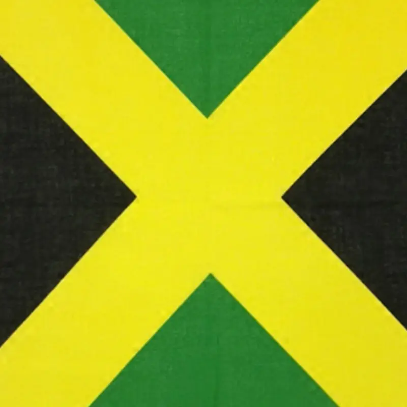 Motorcycle Bandana Cycling Bandana Bandana Headscarf Cotton Bandana Multifunctional Bandana Flag of Jamaica Print Unisex Square Bandanas Cotton Hair Scarf Biker Motorcycle Neckerchief Hip-Hop Headwrap Patriotic Accessory