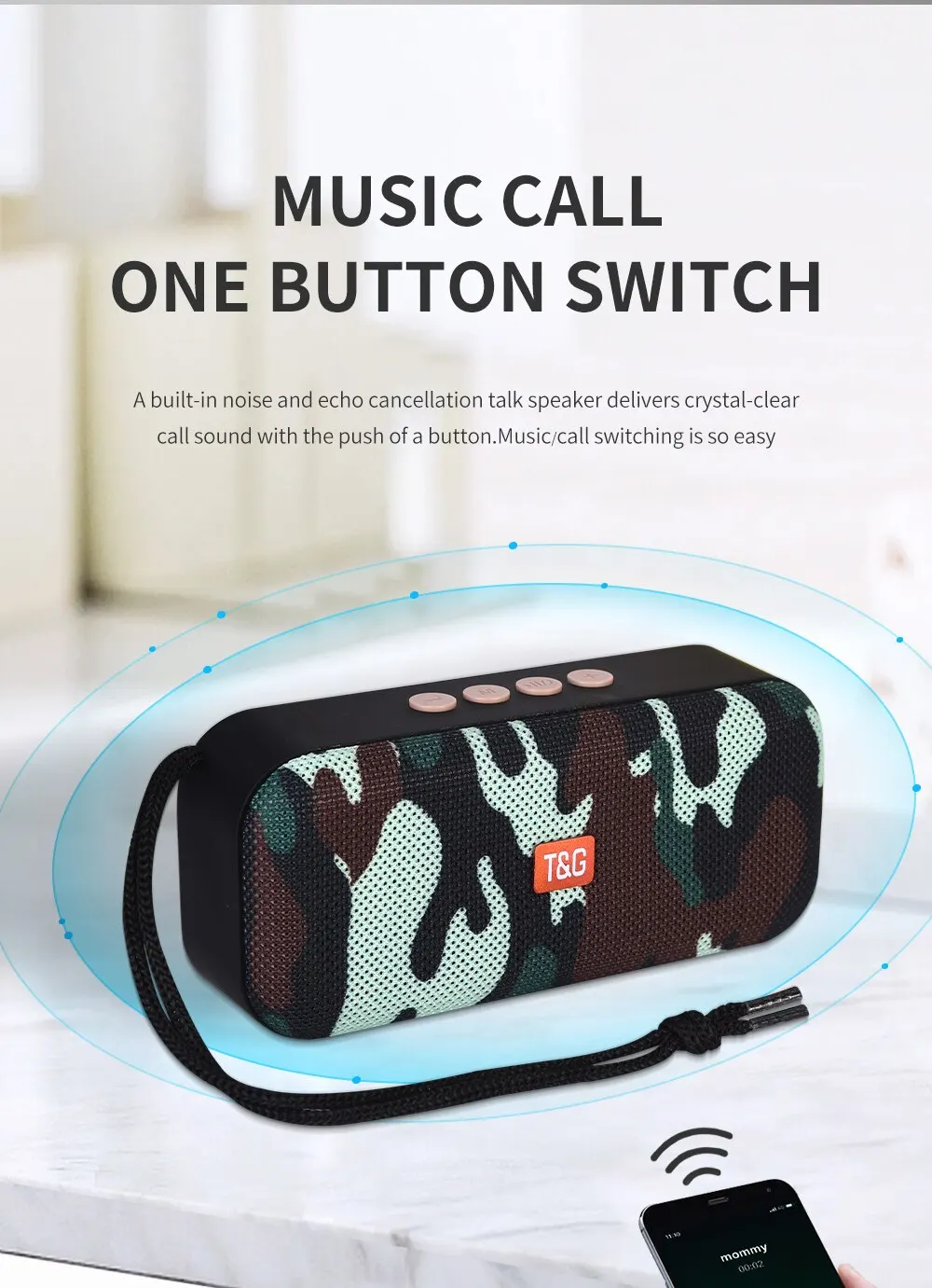 Mini altoparlante Bluetooth portatile wireless, radio FM, cassa audio, piccola USB, per computer, PC, Bluetooth, acustica_voghion.com