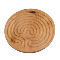 Wooden Labyrinth Game Learning Educational Toy Maze Board Game Ball Maze Game 1