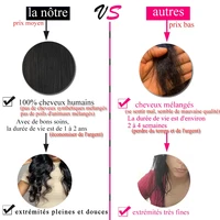 Perruques sans colle à densité 250, prêtes à porter, 100 % cheveux humains naturels, pré-épilées, ondulées, pour femmes, avec closure en dentelle 4x4 pré-coupée 2