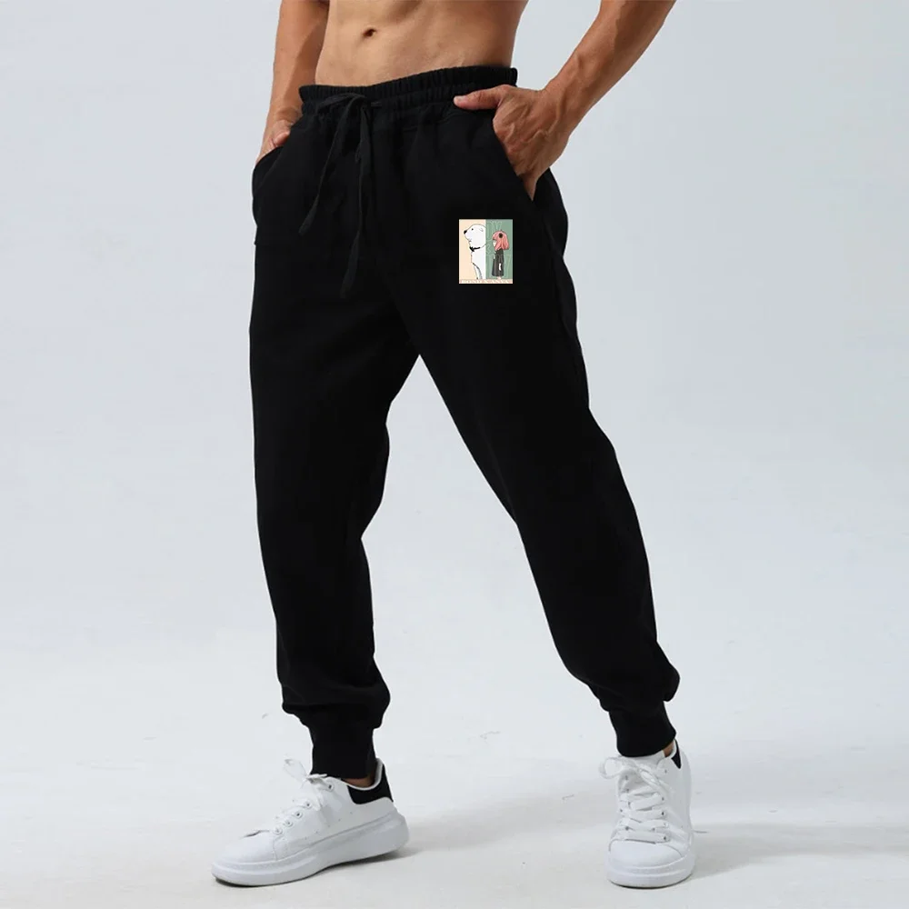 Couple Running Pants Sweatpants Men Streetwear Jogger Man Gym Tracksuit Men's Padded Pants Clothing Women's Trousers Jogging